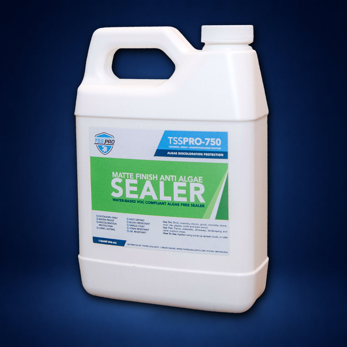 TSSPRO 750 Algae Free Stone & Concrete Sealer