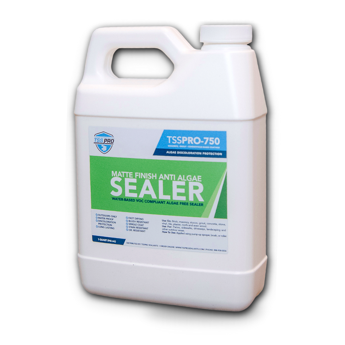 TSSPRO 750 Algae Free Stone & Concrete Sealer