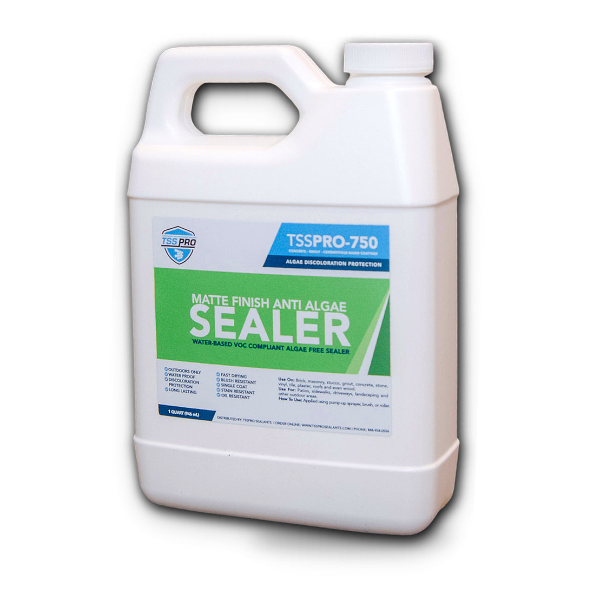 TSSPRO 750 Algae Free Stone & Concrete Sealer
