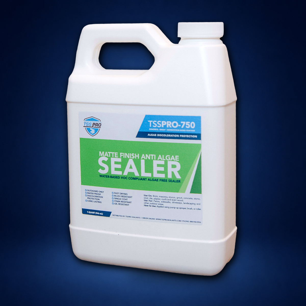 TSSPRO 750 Algae Free Stone & Concrete Sealer