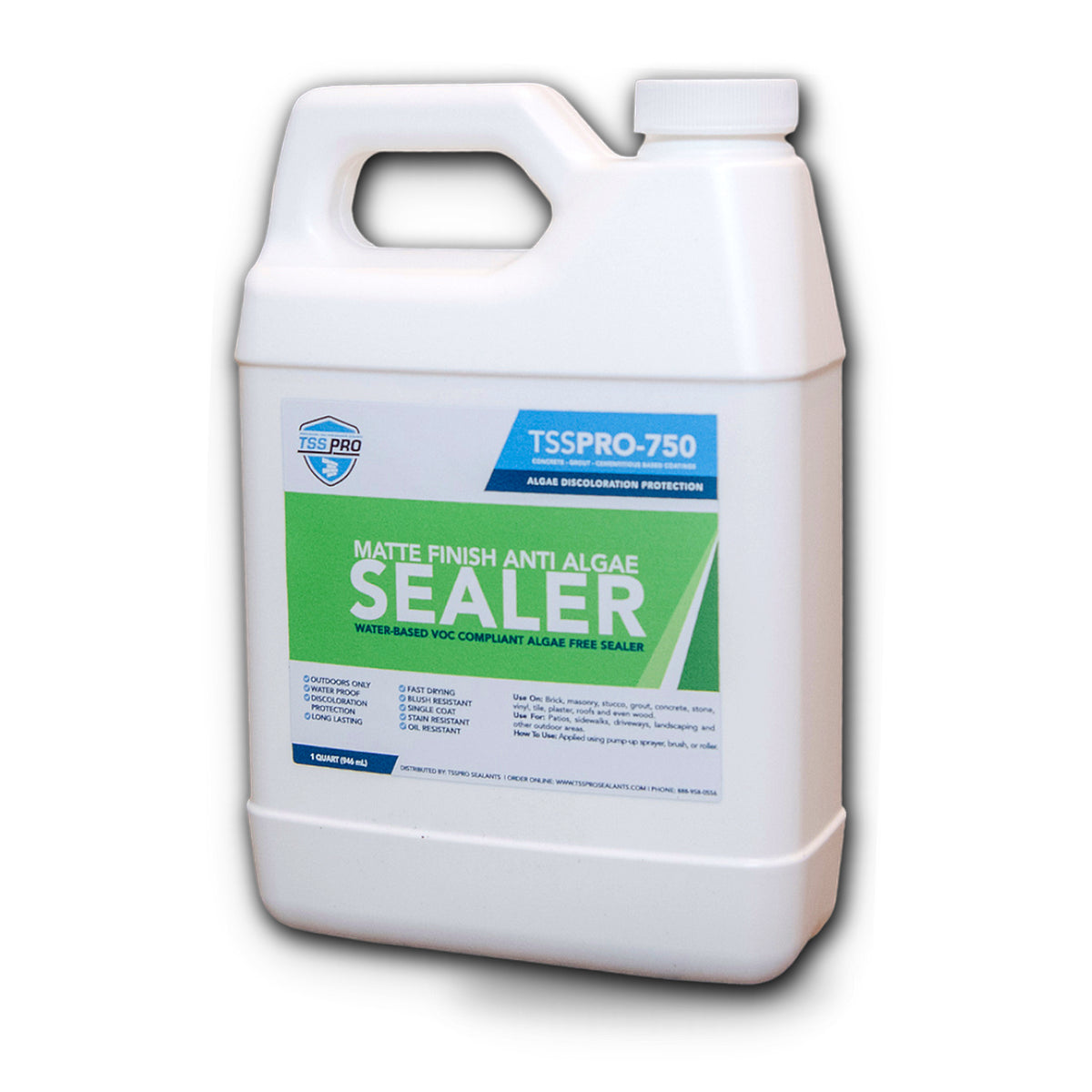TSSPRO 750 Algae Free Stone & Concrete Sealer