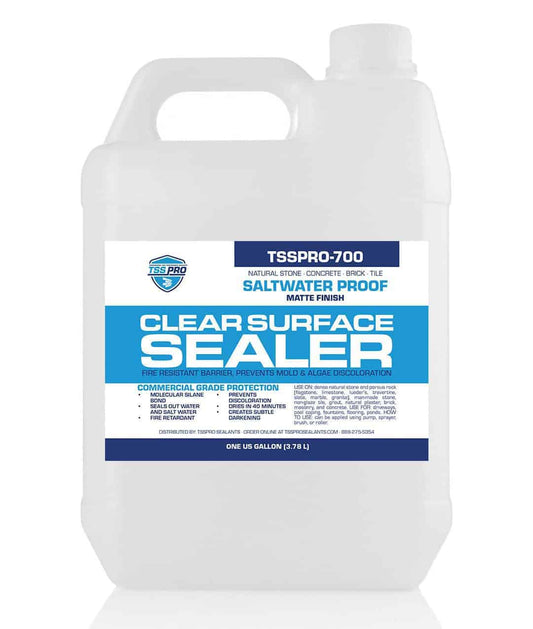 TSSPRO 700—Clear Surface Sealer; Prevents Discoloring Black Algae